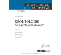 Déontologie de la profession d'avocat: 2026