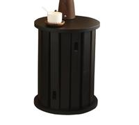 DEOPXF Juego de 4 Taburetes Apilables de Madera Maciza con Pintura Ecológica A Base de Agua Y Ruedas Resistentes Y Fáciles de Mover(Negro,Without Wheels)