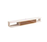 DEOPXF Mueble TV Suspendido Puerta de Vidrio Mesa Tele de Pared Marco de Puerta de Aleación de Aluminio Puerta de Gabinete Abatible Inferior(A,100cm)