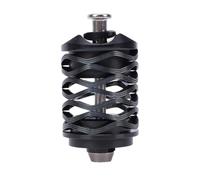 Deosdum Amortiguador Trasero para Bicicleta Plegable, Mecanizado por CNC, | Resorte de Acero y Eje de Acero Inoxidable, Marcha Suave en Calles de la Ciudad, Compatible con Cuadros Triple Plegables