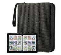 Deoyibu Álbum de tarjetas coleccionables para 900 tarjetas, álbum de recortes con 9 compartimentos, 50 páginas para organizadores de tarjetas, carpeta de PU, carpeta de tarjetas coleccionables, regalo