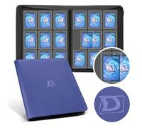 Deoyibu Toploader - Carpeta para 288 tarjetas de carga superior, 9 caras, diseño de inserción lateral para carga superior rígida de 3 x 4 pulgadas, álbum de tarjetas coleccionables con piel sintética,