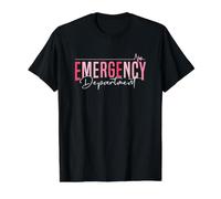 Departamento de emergencias Enfermera de emergencias Enfer Camiseta gráfica económica, Hombre, Negro, M