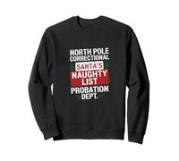 Departamento de Libertad condicional de la Lista de traviesos de Papá Noel del Polo Norte. Sudadera