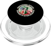 Departamento de Reconocimiento de Patrones Retro Professional Noticer PopSockets PopGrip para MagSafe