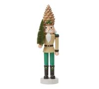 Department 56 Christmas Forest Favorites - Figura de Soldado de Grano de Madera con árbol, 14.57 Pulgadas