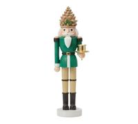 Department 56 Christmas Forest Favorites - Portavelas de Madera con diseño de Cascanueces de 14.57 Pulgadas