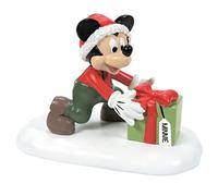 Department 56 Disney Village Mickey Mouse Minnie Will Love This Figurita, 6.3 cm, Multicolor