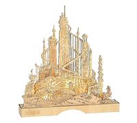 Department 56 Flourish Disney The Little Mermaid King Triton 's Palace - Figura Decorativa de Centro de Mesa (35 cm), Color marrón