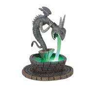 Department 56 Nightmare Before Christmas Village Accessories - Figura de Resina iluminada con Fuente Cuadrada, 5 Pulgadas, Multicolor