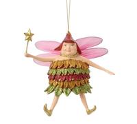Department 56 Old Fashioned Christmas Neo Red Starwand - Adorno colgante de hada, 6 pulgadas