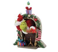 Department 56 Possible Dreams - Figura de Dr. Seuss The Grinch Up The Chimbley, 11 Pulgadas, Multicolor