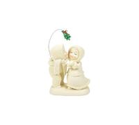 Department 56 Snowbabies Christmas Jubilee Muérdago Kisses Figurita, 4.96 Pulgadas, Multicolor