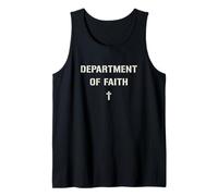 Department of Faith - Military Christian Cross of Jesus Camiseta sin Mangas