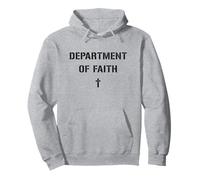 Department of Faith - Military Christian Cross of Jesus Sudadera con Capucha