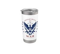 Department of War USA Graphic Design Vaso térmico de acero inoxidable de doble pared