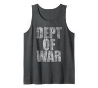 Department of War USA Grunge Camouflage Graphic Design Camiseta sin Mangas