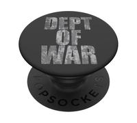Department of War USA Grunge Camouflage Graphic Design PopSockets PopGrip Adhesivo