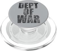 Department of War USA Grunge Camouflage Graphic Design PopSockets PopGrip para MagSafe