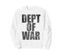 Department of War USA Grunge Camouflage Graphic Design Sudadera