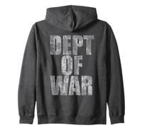 Department of War USA Grunge Camouflage Graphic Design Sudadera con Capucha