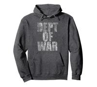 Department of War USA Grunge Camouflage Graphic Design Sudadera con Capucha