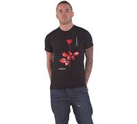 Depeche Mode Camiseta con Logo Violator Band, Unisex, Color Negro