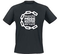 Depeche Mode Master and Servant Hombre Camiseta Negro 4XL 100% algodón Regular