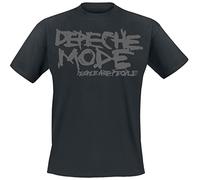 Depeche Mode People Are People Hombre Camiseta Negro 3XL 100% algodón Regular