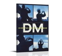 Depeche Mode - Póster de lienzo con texto en inglés «Enjoy the Silence», decoración clásica, resistente al agua, a la decoloración, pintura universal, para regalar a amigos, profesores, 40 x 60 cm