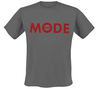 Depeche Mode Red Logo Hombre Camiseta Gris Marengo 3XL 100% algodón Regular