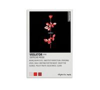 Depeche Mode Violator - Póster decorativo moderno ultra transparente para pared, decoración artística exquisita adecuada para oficina, sala de estar y habitación, estilo sin marco, 50 x 75 cm