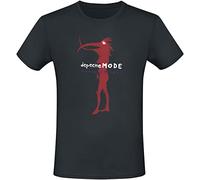 Depeche Mode Walking In My Shoes Hombre Camiseta Negro XXL 100% algodón Vorne Bedruckt Regular
