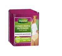 Depend Braguitas Absorbentes para Pérdidas de Orina, Absorción Normal, Talla S-M - 10 unidades, 100, 10 unidad, 10