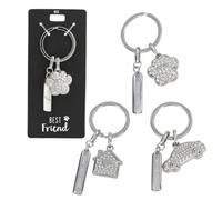 Depesche 0013720.24 Glamour - Llavero de metal con corazón, llavero y mensaje de amor