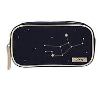 Depesche 10861-030 - Neceser TOPModel Azul Oscuro Decorado con la constelación Virgo (Virgo), Aprox. 19 x 10 x 5,5 cm, para Guardar artículos de Maquillaje y cosméticos.