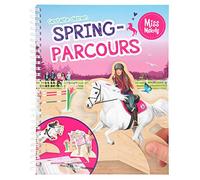 Depesche- Libro para Colorear con páginas para Manualidades, Miss Melody diseña tu Spring Parcours, Aprox. 24,5 x 20 x 1,5 cm. (10901)