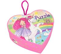Depesche-DP-0010952 Heart,Unicorn PUZLE, Multicolor (10952)