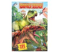 Depesche- Libro para Colorear Create Your Zoo, Dino World, Aprox. 30 x 22 x 0,5 cm, Color Blanco (11400)