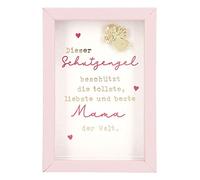 Depesche 11625-001 - Marco de fotos con texto en inglés (8,4 x 5,8 x 1,9 cm), color rosa