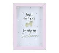 Depesche 11625-021 - Marco de fotos con texto en inglés (8,4 x 5,8 x 1,9 cm), color plateado