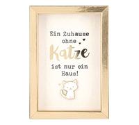 Depesche 11625-029 - Marco de fotos con texto en inglés (8,4 x 5,8 x 1,9 cm), color dorado