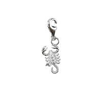 Depesche 11785-069 Charms Exprésate - Colgante para Collares y Pulseras, escorpión, Plateado, como pequeño Regalo