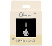 Depesche 11785-075 Charms Exprésate-Colgante para Collares y Pulseras, ángel de la Guarda Plateado, como pequeño Regalo, Multicolor, Normal