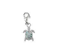 Depesche 11785-084 Charms Exprésate - Colgante para Collares y Pulseras, Loro, Plateado, como pequeño Regalo