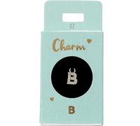 Depesche 11834-002 Charm Letra B, Colgante Chapado en Oro para Collares, Pulseras y Pendientes, Ideal como pequeño Regalo, Multicolor, Normal