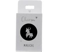 Depesche 11834-052 Dije de Unicornio, Colgante Plateado para Collares, Pulseras y Pendientes, Ideal como pequeño Regalo, Multicolor, Normal