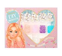 Depesche 12186 TOPModel - Kit de manualidades para hacer pulseras DIY, incl. cinta elástica, muchas cuentas y abalorios, bolsas de regalo e instrucciones