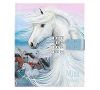 Depesche 12418 Miss Melody - Diario con código de números y sonido, libro con motivos de caballos y 80 páginas a rayas y coloridas ilustradas