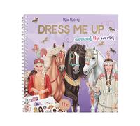 Depesche 12431 Miss Melody Vísteme por el Mundo - Libro de Pegatinas con 24 páginas para diseñar Motivos de Caballos, Incl. 11 Hojas de Pegatinas
